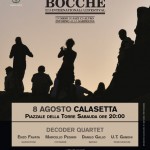 Decoder Quartet live nella Torre Sabauda per “Tramonti di Musica”, 8 agosto, Calasetta