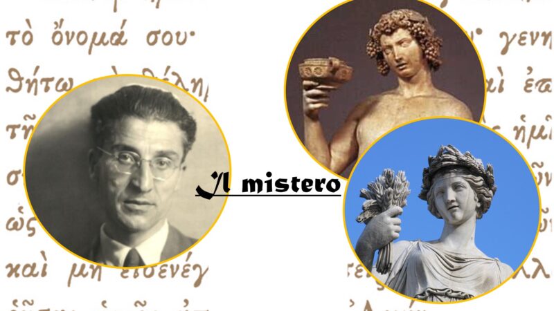“Dialoghi con Leucò” di Cesare Pavese: Il mistero, la disquisizione tra Dioniso e Demetra