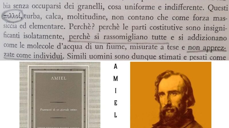 “Diario Intimo” di Henri-Frédéric Amiel: l’esortazione alla contemplazione ‒ gennaio 1866