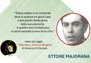 Ettore Majorana citazioni infanzia