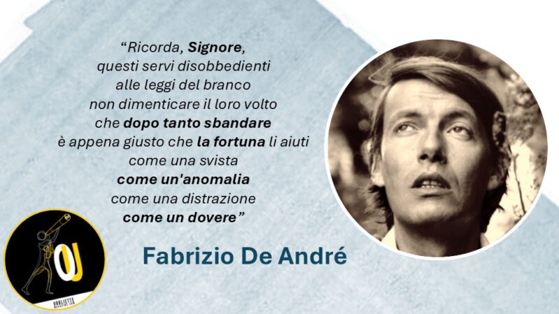 “Smisurata preghiera” di Fabrizio De André: Álvaro Mutis e la dignità dei perdenti