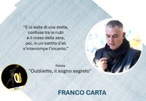 Franco Carta poesia Oubliette il sogno segreto