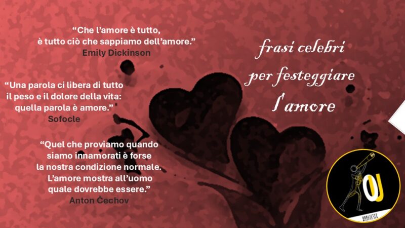Citazioni di San Valentino: frasi celebri per festeggiare l’amore