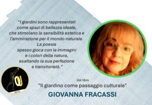 Giovanna Fracassi citazioni Poesia e giardino