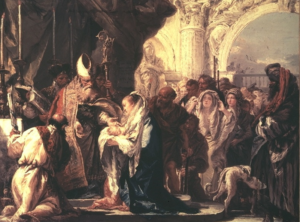 La presentazione di Gesù al Tempio - Painting by Giambattista Tiepolo - 1754