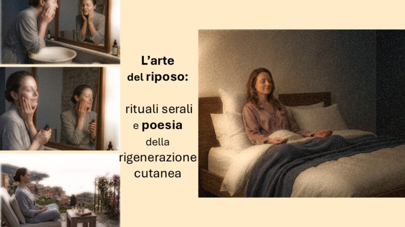 L’arte del riposo: rituali serali e poesia della rigenerazione cutanea