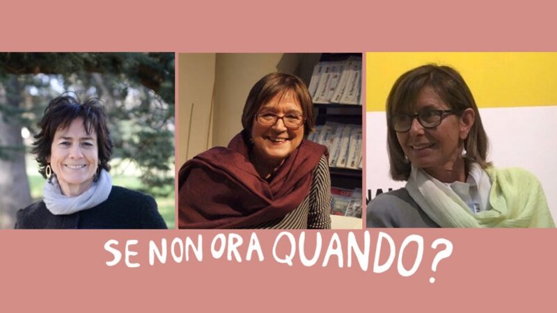 Intervista di Emma Fenu a Laura Onofri, Maria Antonietta Macciocu e Albertina Bollati: “Una rete di fili colorati”