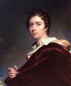 Lord Byron - Painting by Henry Pierce Bone