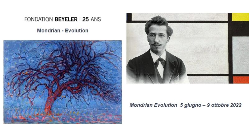 “Mondrian Evolution” esposizione sul pittore Piet Mondrian, sino al 9 ottobre 2022, Fondation Beyeler, Riehen/Basilea