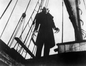 Max Schreck as Count Orlok in Nosferatu Max Schreck as Count Orlok in Nosferatu