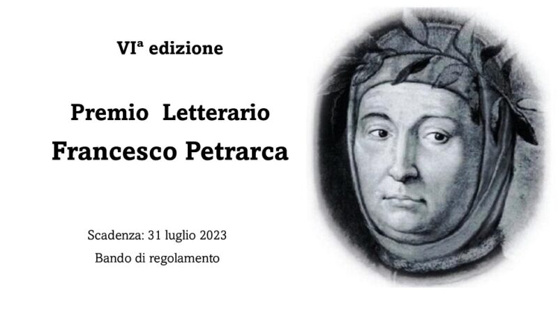 VIª edizione del Premio Letterario “Francesco Petrarca” ‒ bando di regolamento