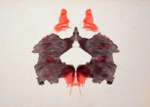 Rorschach blot 02 - Photo by Wikipedia