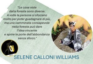 Selene Calloni Williams citazioni foresta Shinrin-Yoku
