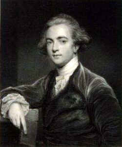 Sir William Jones - Painting by Joshua Reynolds