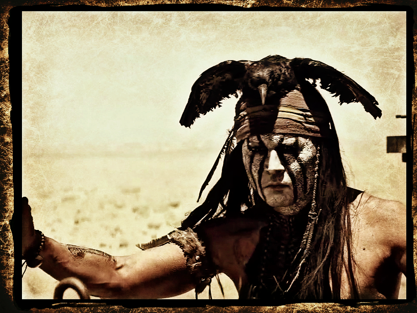 “The Lone Ranger”, nuovo film con Johnny Depp nei panni di un indiano pazzo