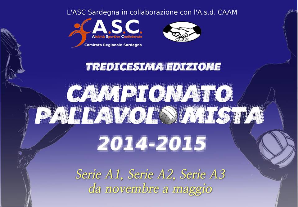 13° edizione del Campionato Provinciale di Pallavolo mista amatoriale di Cagliari – bando di iscrizione