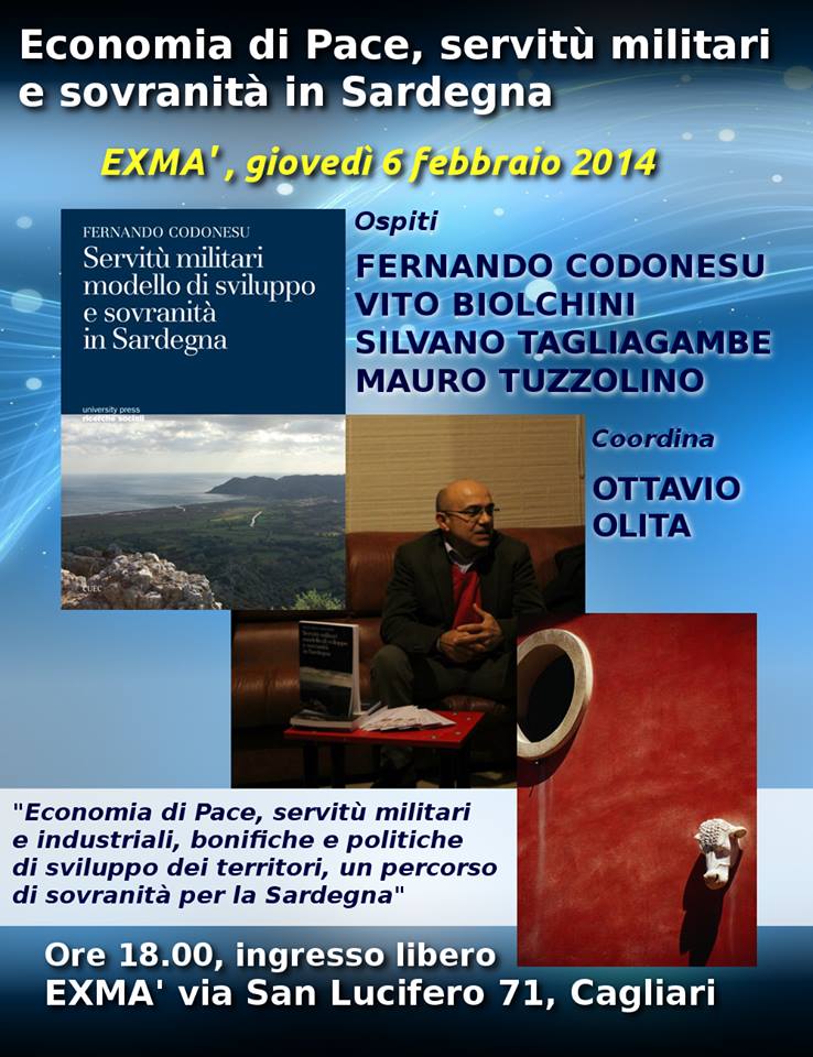 Economie di Pace e Sovranità in Sardegna: incontro con Biolchini e Codonesu, 6 febbraio, Cagliari